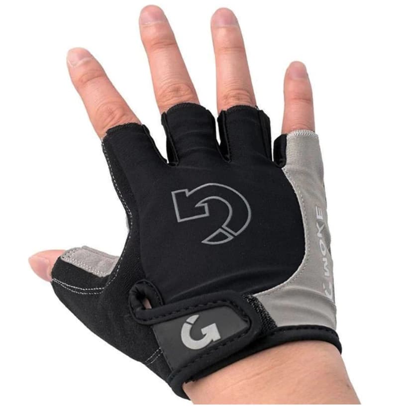 Luva Meio Dedo ou Fechado Moke para Ciclismo Confortável Bicicleta Bike Mtb Gel Musculação Ciclismo